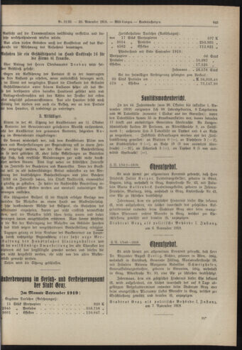 Amtsblatt der landesfürstlichen Hauptstadt Graz 19191120 Seite: 27