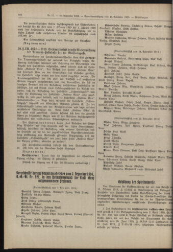 Amtsblatt der landesfürstlichen Hauptstadt Graz 19191130 Seite: 20