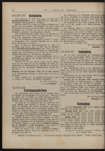 Amtsblatt der landesfürstlichen Hauptstadt Graz 19191210 Seite: 6