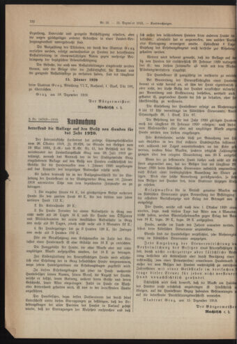 Amtsblatt der landesfürstlichen Hauptstadt Graz 19191231 Seite: 22