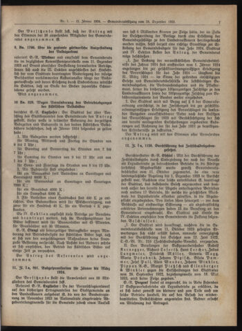 Amtsblatt der landesfürstlichen Hauptstadt Graz 19240115 Seite: 7