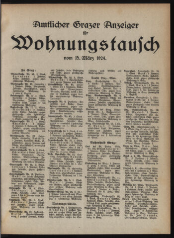 Amtsblatt der landesfürstlichen Hauptstadt Graz 19240315 Seite: 13