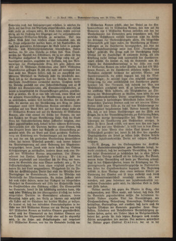 Amtsblatt der landesfürstlichen Hauptstadt Graz 19240415 Seite: 7