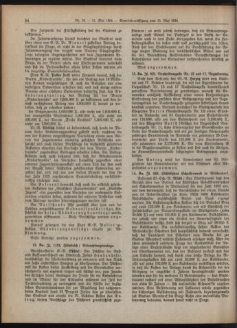 Amtsblatt der landesfürstlichen Hauptstadt Graz 19240531 Seite: 6