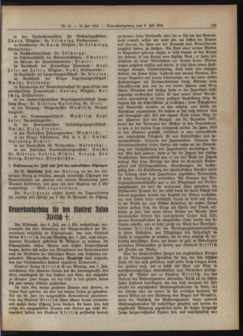 Amtsblatt der landesfürstlichen Hauptstadt Graz 19240715 Seite: 9