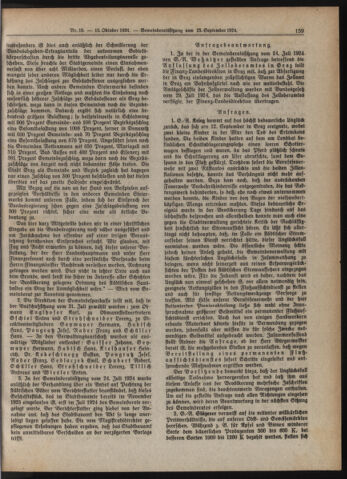 Amtsblatt der landesfürstlichen Hauptstadt Graz 19241015 Seite: 3