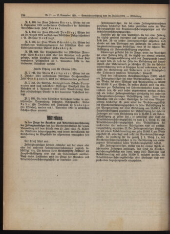 Amtsblatt der landesfürstlichen Hauptstadt Graz 19241115 Seite: 14