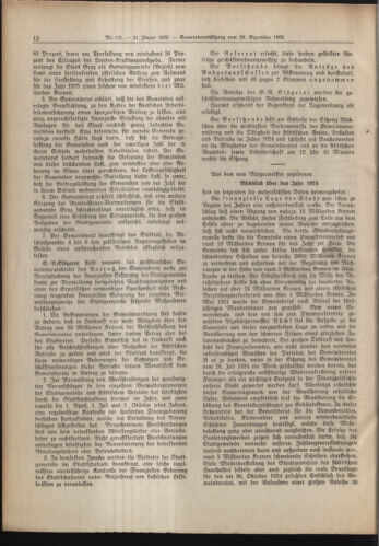 Amtsblatt der landesfürstlichen Hauptstadt Graz 19250131 Seite: 12