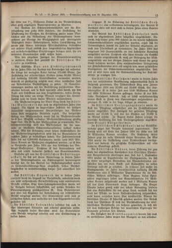 Amtsblatt der landesfürstlichen Hauptstadt Graz 19250131 Seite: 13