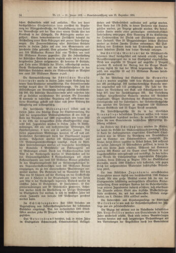 Amtsblatt der landesfürstlichen Hauptstadt Graz 19250131 Seite: 14