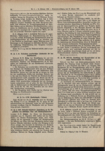 Amtsblatt der landesfürstlichen Hauptstadt Graz 19250215 Seite: 10