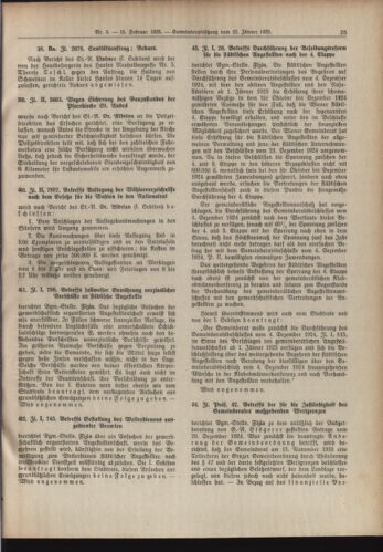 Amtsblatt der landesfürstlichen Hauptstadt Graz 19250215 Seite: 9