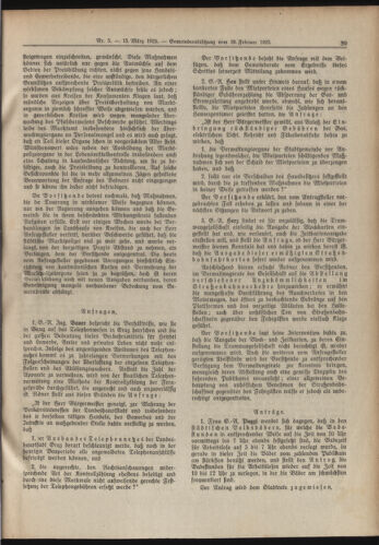 Amtsblatt der landesfürstlichen Hauptstadt Graz 19250315 Seite: 3