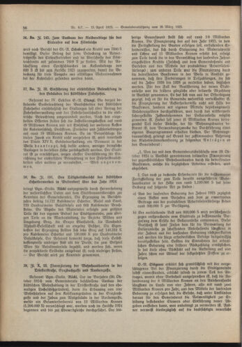 Amtsblatt der landesfürstlichen Hauptstadt Graz 19250415 Seite: 10