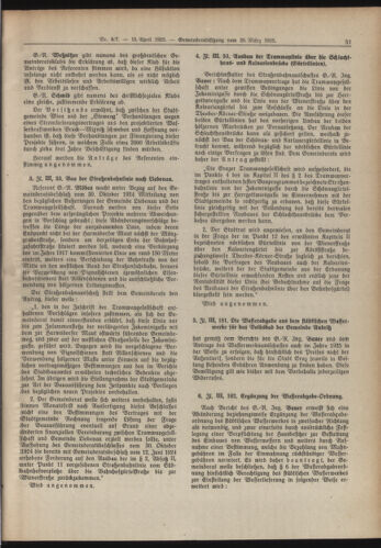 Amtsblatt der landesfürstlichen Hauptstadt Graz 19250415 Seite: 5