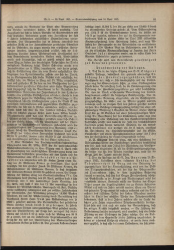 Amtsblatt der landesfürstlichen Hauptstadt Graz 19250430 Seite: 3