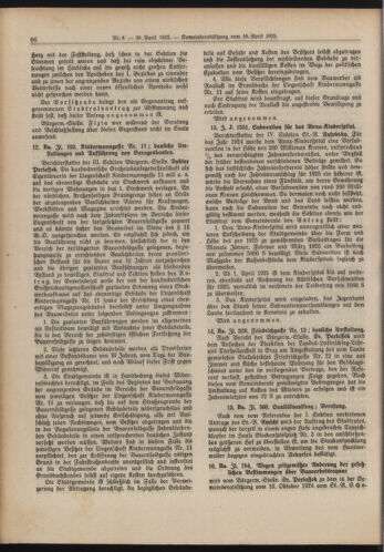 Amtsblatt der landesfürstlichen Hauptstadt Graz 19250430 Seite: 8