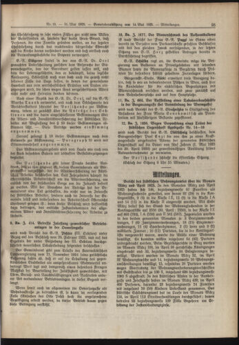 Amtsblatt der landesfürstlichen Hauptstadt Graz 19250531 Seite: 9