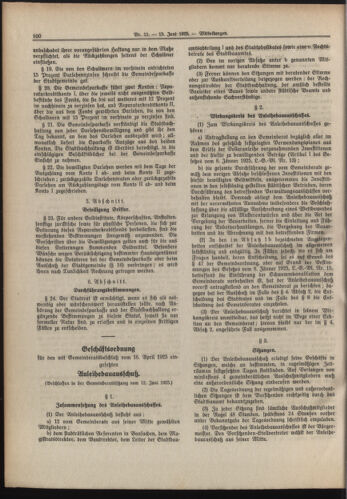 Amtsblatt der landesfürstlichen Hauptstadt Graz 19250615 Seite: 4