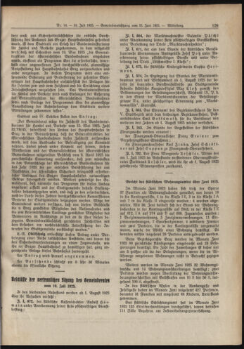 Amtsblatt der landesfürstlichen Hauptstadt Graz 19250731 Seite: 7