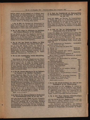 Amtsblatt der landesfürstlichen Hauptstadt Graz 19251231 Seite: 7