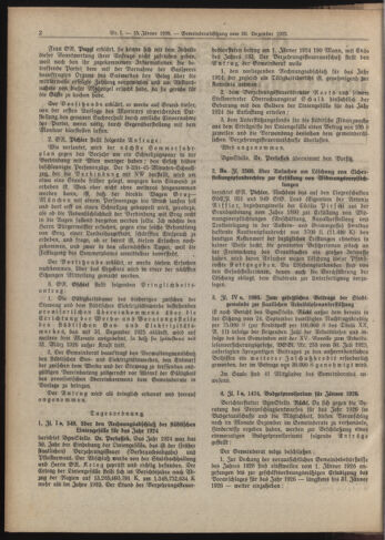 Amtsblatt der landesfürstlichen Hauptstadt Graz 19260115 Seite: 2