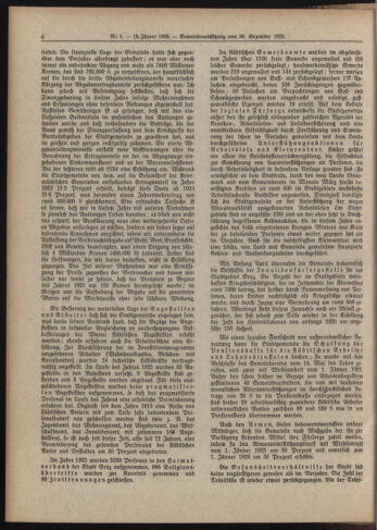 Amtsblatt der landesfürstlichen Hauptstadt Graz 19260115 Seite: 4