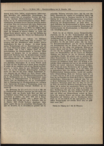 Amtsblatt der landesfürstlichen Hauptstadt Graz 19260115 Seite: 7