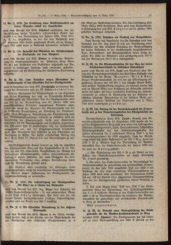 Amtsblatt der landesfürstlichen Hauptstadt Graz 19260331 Seite: 9