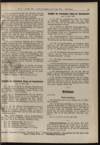 Amtsblatt der landesfürstlichen Hauptstadt Graz 19260630 Seite: 15