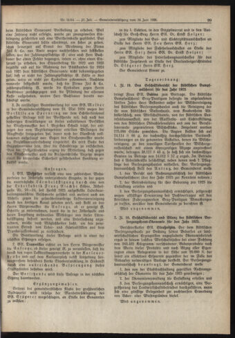 Amtsblatt der landesfürstlichen Hauptstadt Graz 19260731 Seite: 3