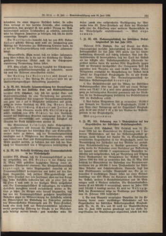 Amtsblatt der landesfürstlichen Hauptstadt Graz 19260731 Seite: 5