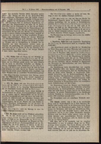 Amtsblatt der landesfürstlichen Hauptstadt Graz 19270115 Seite: 3