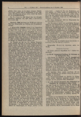 Amtsblatt der landesfürstlichen Hauptstadt Graz 19270115 Seite: 4