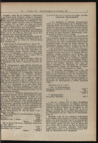 Amtsblatt der landesfürstlichen Hauptstadt Graz 19270115 Seite: 7