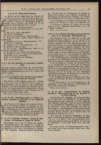 Amtsblatt der landesfürstlichen Hauptstadt Graz 19270215 Seite: 17