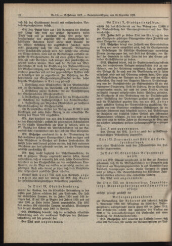 Amtsblatt der landesfürstlichen Hauptstadt Graz 19270215 Seite: 8