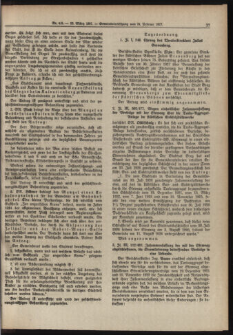 Amtsblatt der landesfürstlichen Hauptstadt Graz 19270315 Seite: 3