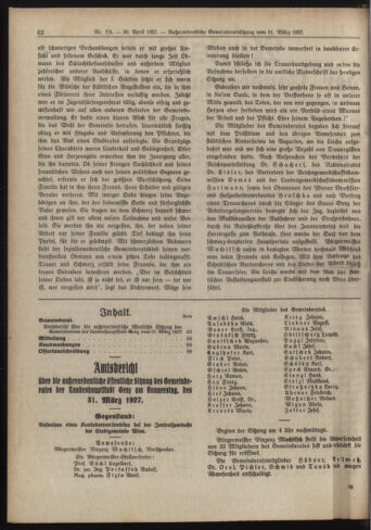 Amtsblatt der landesfürstlichen Hauptstadt Graz 19270430 Seite: 2