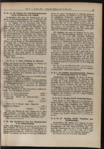 Amtsblatt der landesfürstlichen Hauptstadt Graz 19270615 Seite: 13