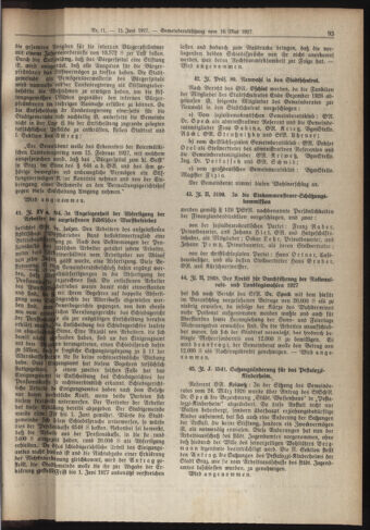 Amtsblatt der landesfürstlichen Hauptstadt Graz 19270615 Seite: 15