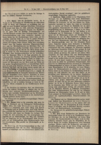 Amtsblatt der landesfürstlichen Hauptstadt Graz 19270615 Seite: 3