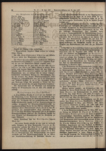 Amtsblatt der landesfürstlichen Hauptstadt Graz 19270630 Seite: 2