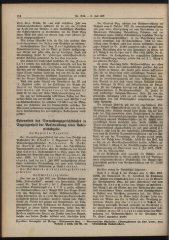 Amtsblatt der landesfürstlichen Hauptstadt Graz 19270731 Seite: 18