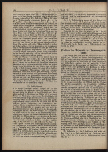 Amtsblatt der landesfürstlichen Hauptstadt Graz 19270831 Seite: 2