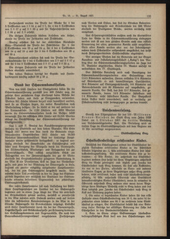 Amtsblatt der landesfürstlichen Hauptstadt Graz 19270831 Seite: 3