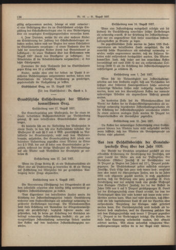 Amtsblatt der landesfürstlichen Hauptstadt Graz 19270831 Seite: 4