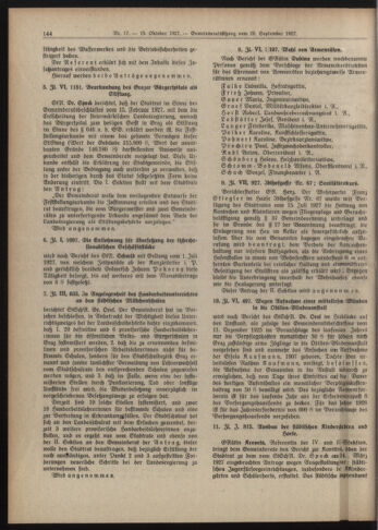 Amtsblatt der landesfürstlichen Hauptstadt Graz 19271015 Seite: 6