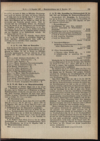 Amtsblatt der landesfürstlichen Hauptstadt Graz 19271231 Seite: 7