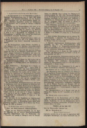 Amtsblatt der landesfürstlichen Hauptstadt Graz 19280115 Seite: 3